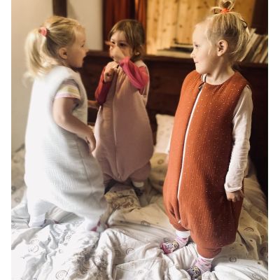 Muslino miegmaišis su kojytėmis | TODDLER PELENŲ ROŽINĖ